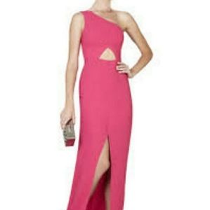 Bcbgmaxazria kauri one shoulder dress size 6